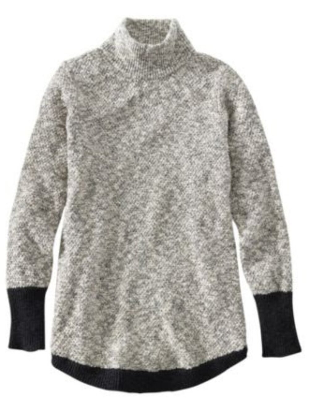 L.L. BEAN Signature Cotton/Linen Ragg Sweater Two Tone - Size Large